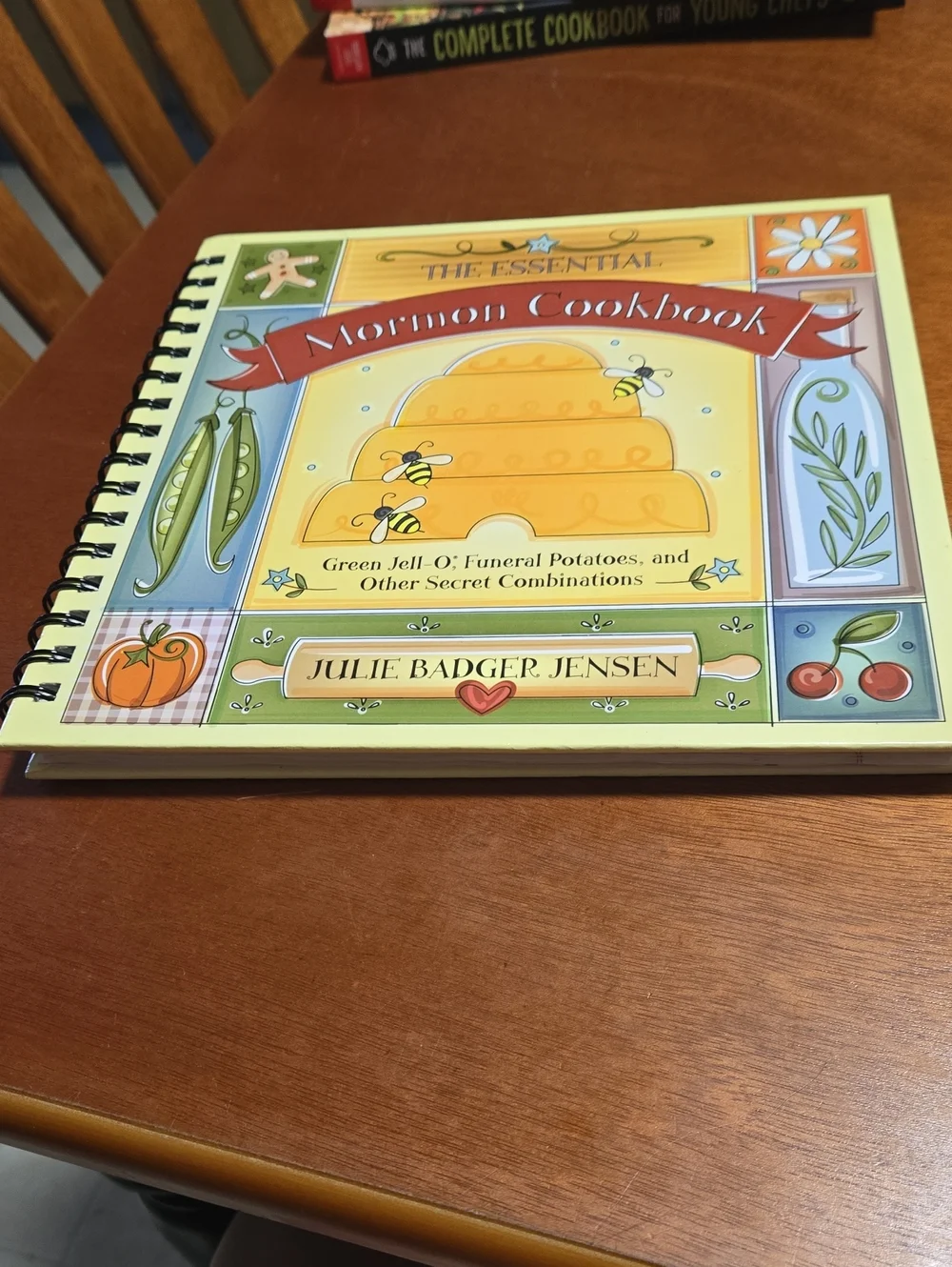The Essential Mormon Cookbook by Julie Badger Jensen - Yellow Cover